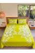 Hand Painted Rayon Bedsheet Set King Size Hand Painted Rayon Bedsheet Set King Size